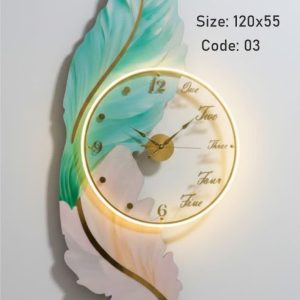 خرید و قیمت ساعت دیواری سه بعدی - یک بانو